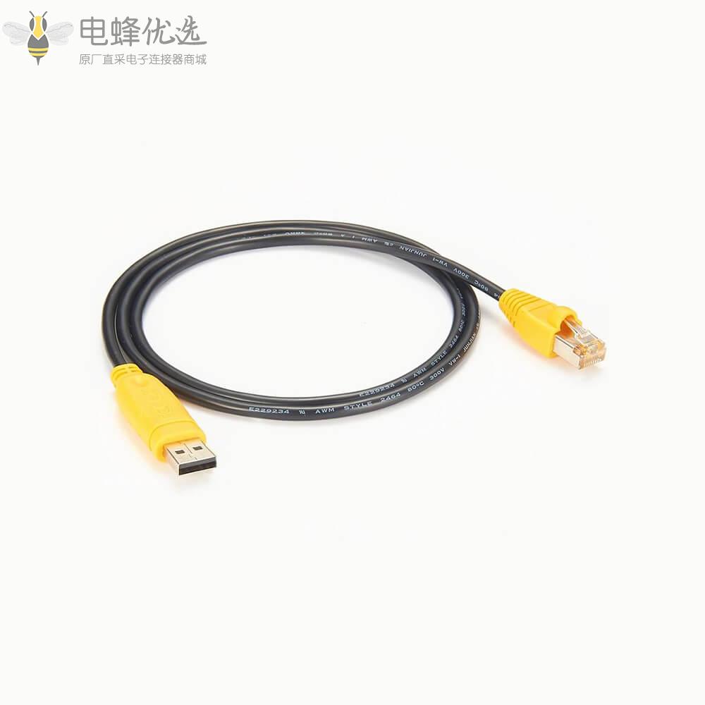 RS485_RJ45_8P8C转USB_A变频电缆