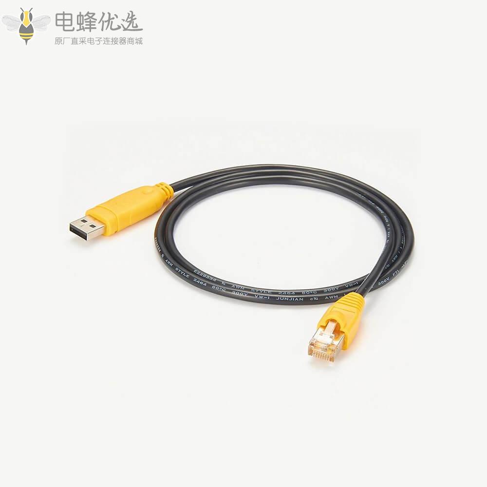 RS485_RJ45_8P8C转USB_A变频电缆