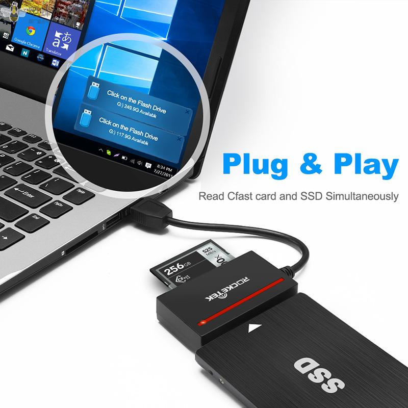 usb_3.0多合一内存卡读卡器拓展坞SATA_CF转接头适配器工厂