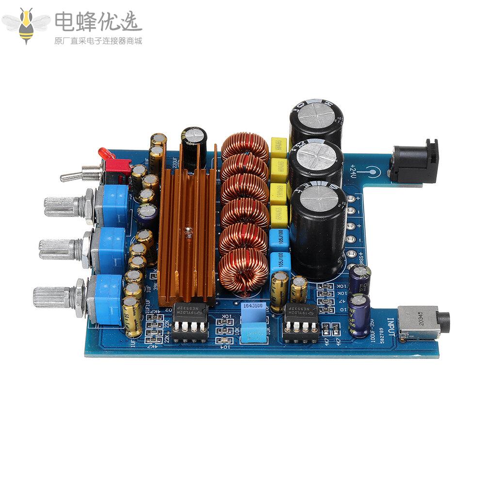YJ00285_2.1_TPA3116功放板2*50W+100W大功率数字功放板
