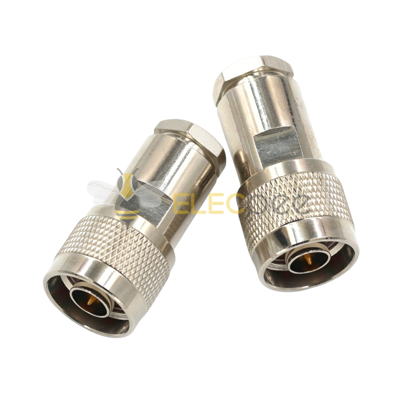 全铜连接器 N-J/k-1.5/3/5/7开窗 N型公/母头 压接RG316 RG174线