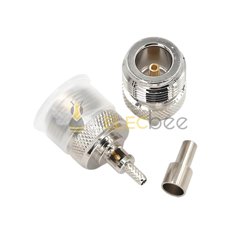 N-K-1.5 全铜射频连接器开口N型外螺内孔N母头50-1.5