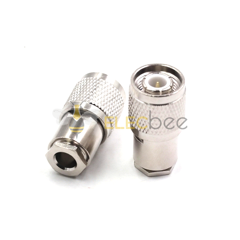 NC-J-3 内螺内针公头 全铜镀金射频连接器 适配 RG58 射频同轴接头