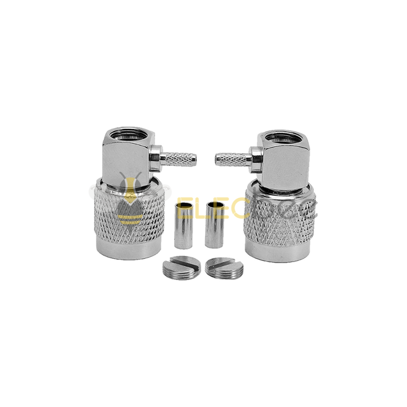 厂家TNC-JW-1.5射频连接器TNC弯公头内螺纹内针 接50-1.5 RG316线