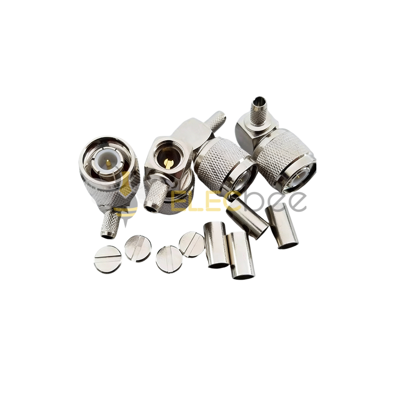 射频TNC-C-JW-3弯头 内螺内针直弯公头适合于RG58/400/142和SYV50-3