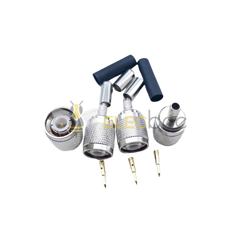 TNC-C-J-3 直公头射频连接器 全铜镀镍压接款 接RG58-3线