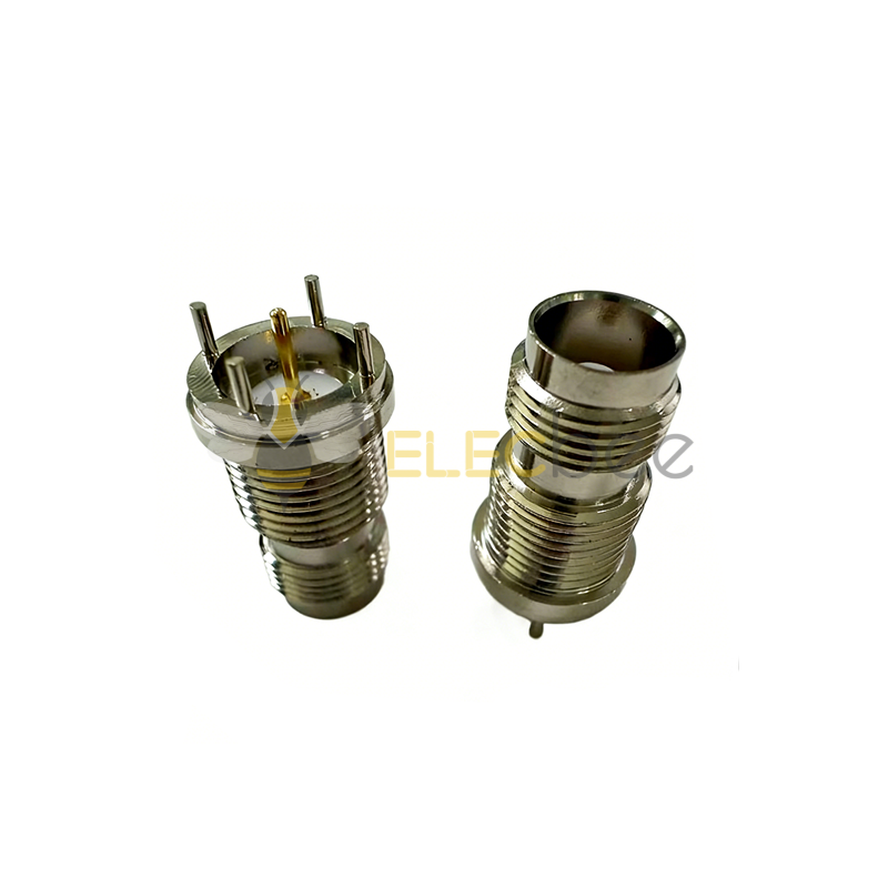 厂家供应连接器TNC-KE射频同轴连接器TNC母头接PCB