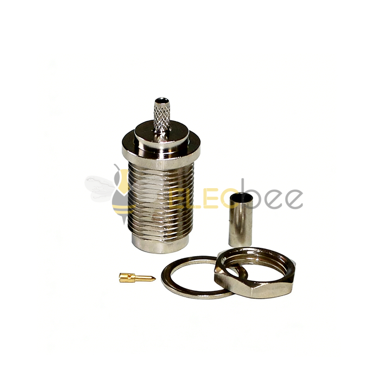 TNC-C-KY1.5射频连接器 全牙双针 外螺内孔 接RG174/RG316