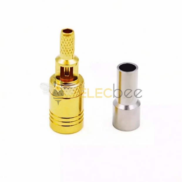 SMB母头开天窗SMB-C-K-1.5-1射频连接器适用RG316线