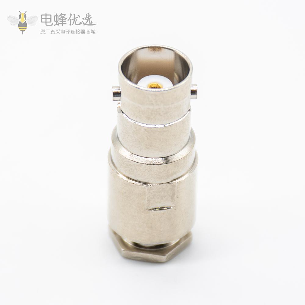 BNC连接器螺母锁紧接线用于RG174/RG316母头直式型50ohm