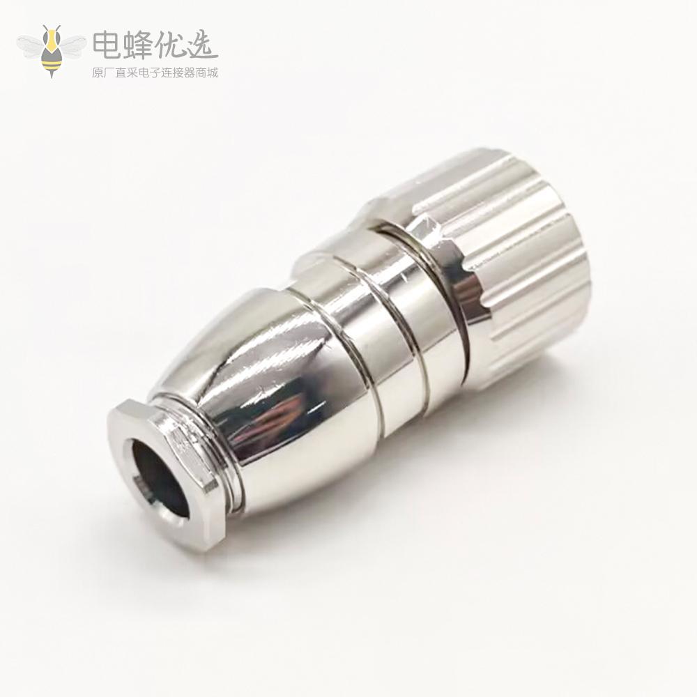 623系列M23连接器19芯电源连接器19芯母头焊线式插头623-19A