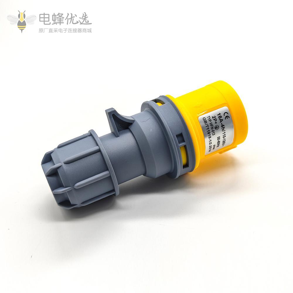 CEE两相IEC 16A 3芯两相IP44防水工业插头