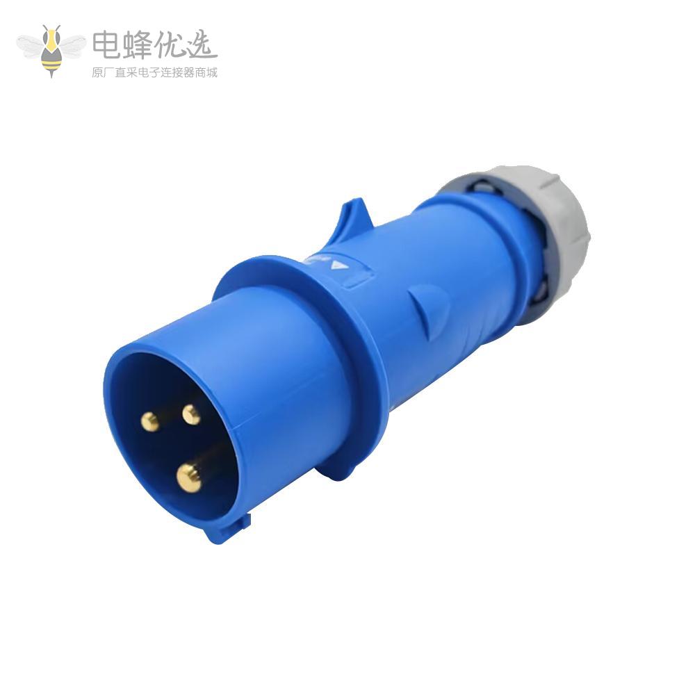 TYP-248工业连接器3芯16A230V防水IP44防摔防尘防腐工业航空插头